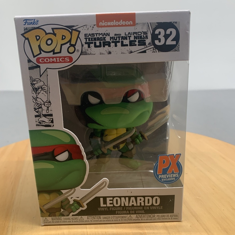 Funko Pop Comics Eastman & Laird's Teenage Mutant Ninja Turtles Leonardo #32 New
